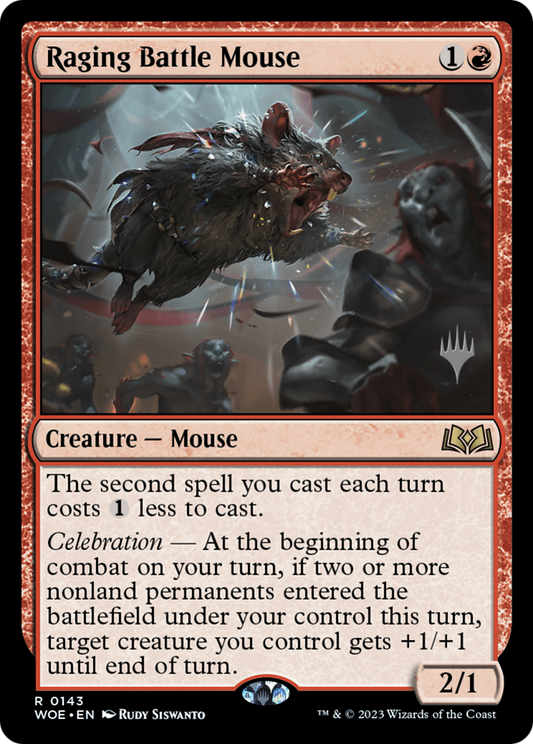 Raging Battle Mouse (0143) (Promo Pack) - Foil