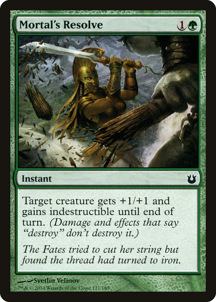 Mortal's Resolve - Foil