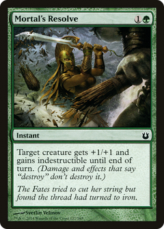 Mortal's Resolve - Foil
