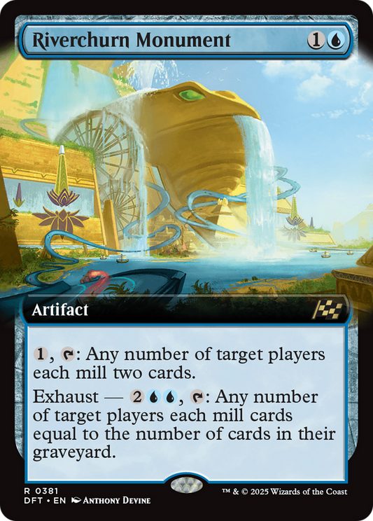 Riverchurn Monument (0381) (Extended Art) - Foil