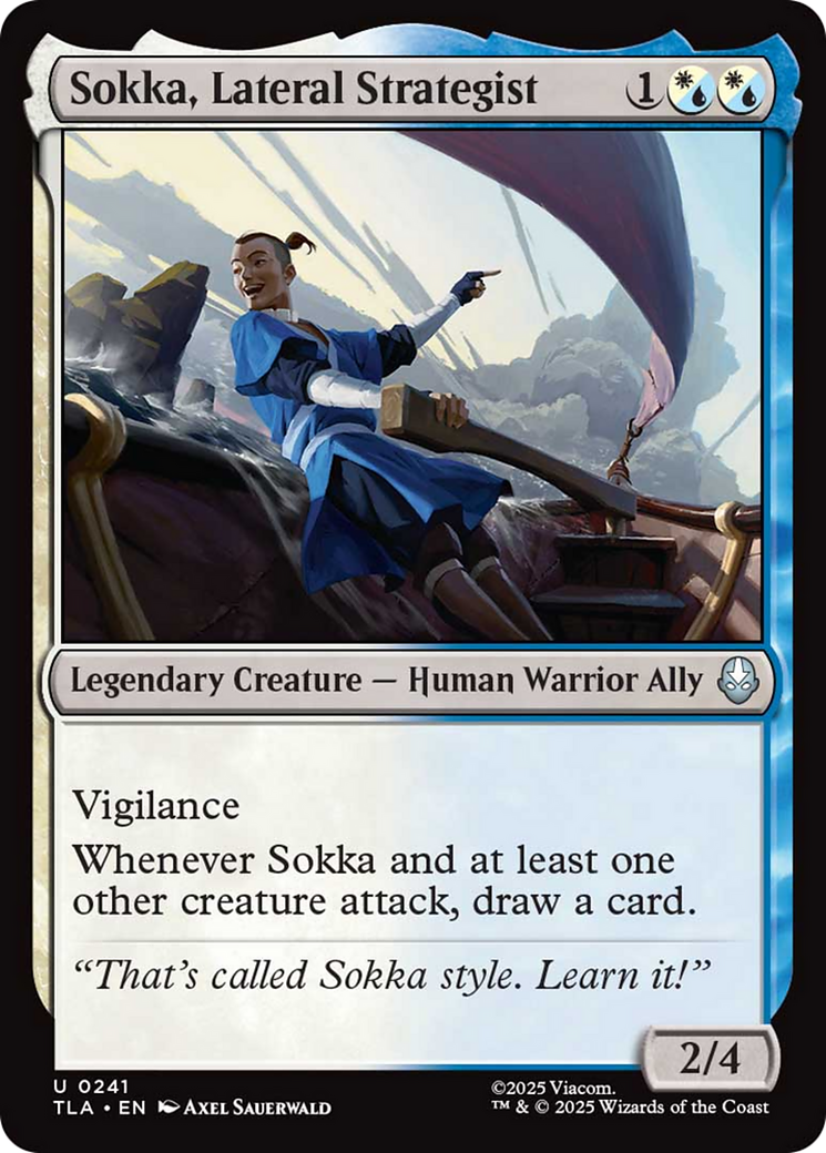 Sokka, Lateral Strategist tla