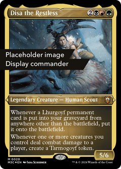 Disa the Restless (0148) (Display Commander) (Thick Stock) - Ripple Foil