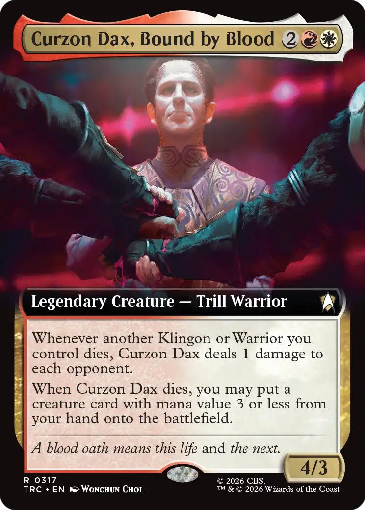 Curzon Dax, Bound by Blood (0317) (Extended Art) (TRC)