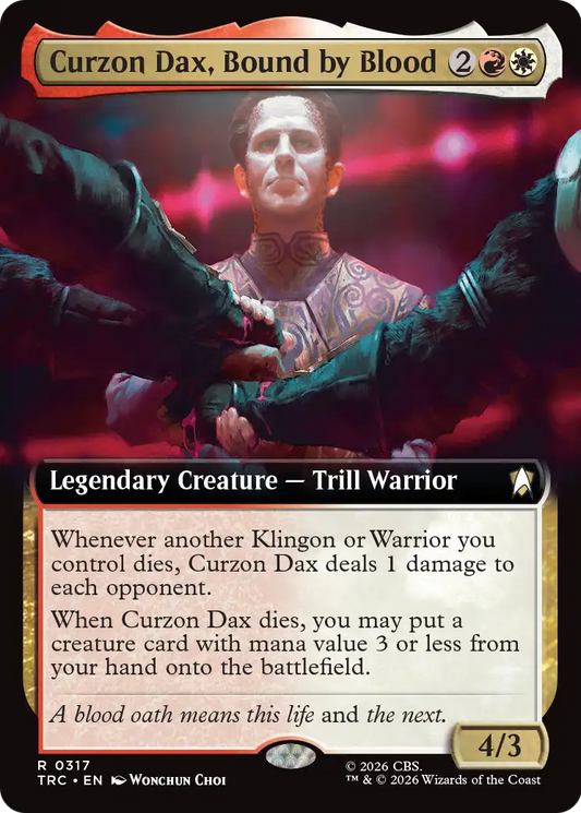 Curzon Dax, Bound by Blood (0317) (Extended Art) (TRC)