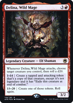 Delina, Wild Mage (138) (Prerelease) - Foil