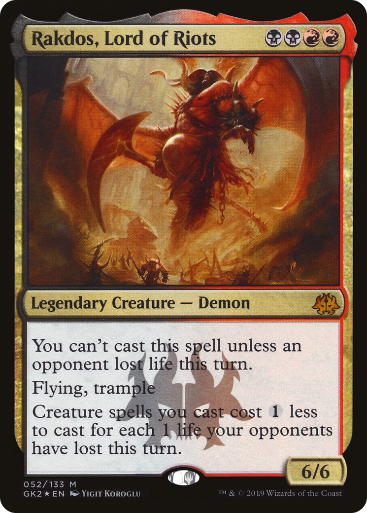 Rakdos, Lord of Riots (GK) - Foil