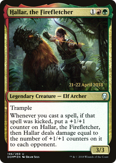 Hallar, the Firefletcher (196) (Prerelease) - Foil