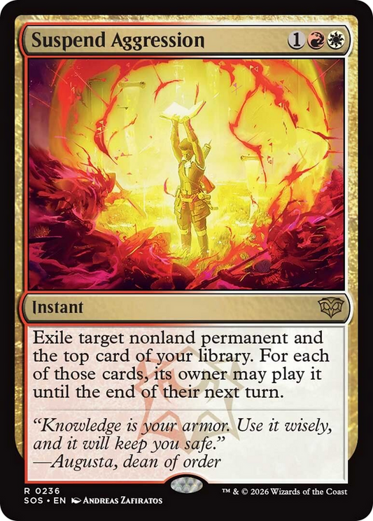 Suspend Aggression (SOS) - Foil