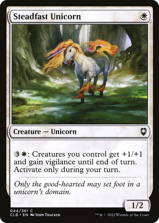 Steadfast Unicorn - Foil