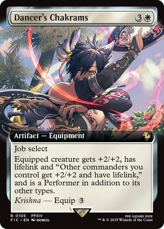 Dancer's Chakrams (0105) (Extended Art) - Foil