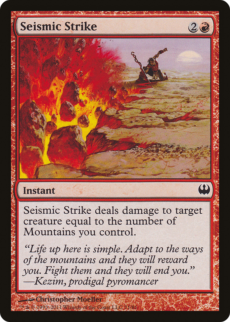 Seismic Strike