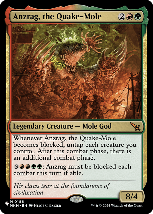 Anzrag, the Quake-Mole (MKM-186) (PLST)