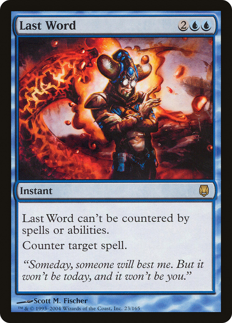 Last Word - Foil