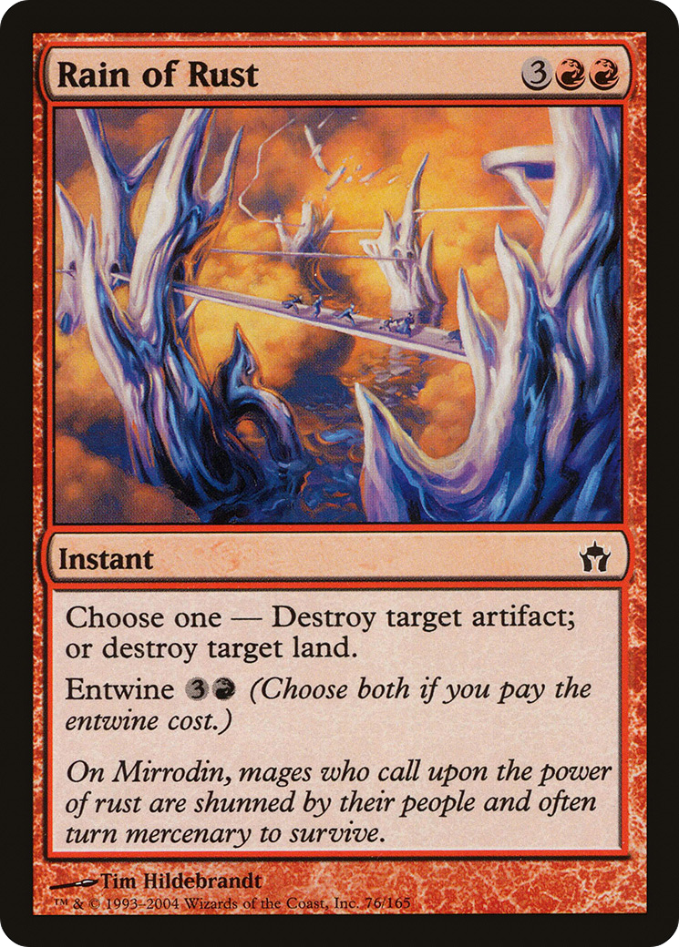 Rain of Rust - Foil