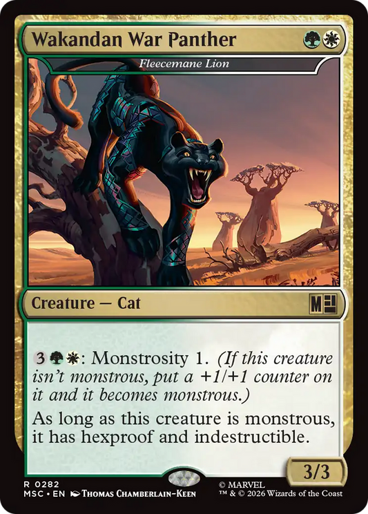 Wakandan War Panther [Fleecemane Lion] (MSC)