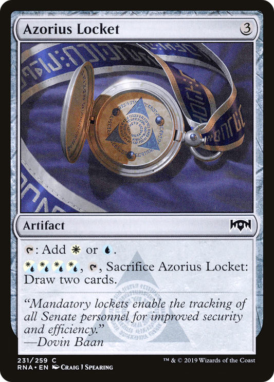 Azorius Locket - Foil
