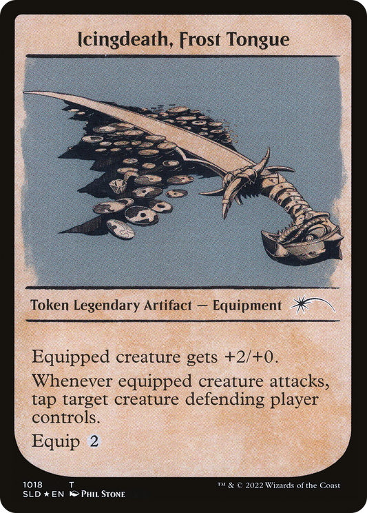 Icingdeath, Frost Tongue Token (1018) - Foil