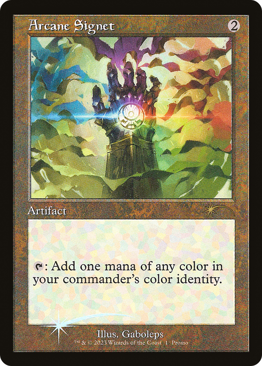 Arcane Signet (0001) (Retro Frame) - Foil