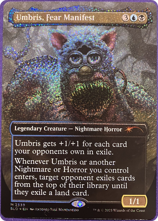 Umbris, Fear Manifest (2339) (Borderless) - Confetti Foil sld