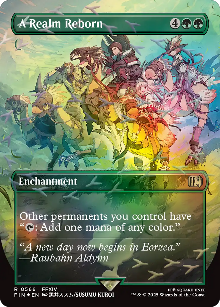 A Realm Reborn (0566) (Borderless) - Chocobo Track Foil fin