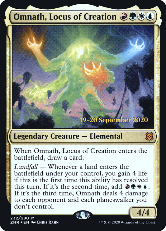 Omnath, Locus of Creation (232) (Prerelease) - Foil