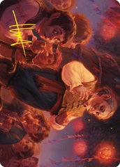 Bilbo, Retired Burglar (14/81) Art Card (ALTR) - Gold-Stamped Signature