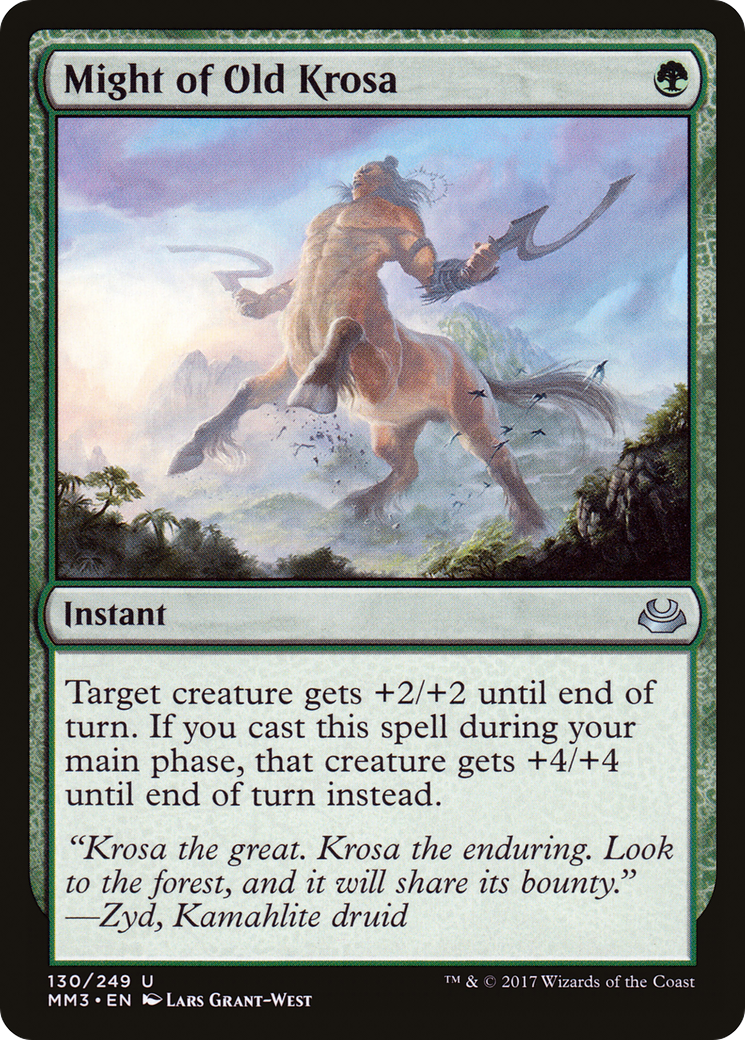 Might of Old Krosa - Foil