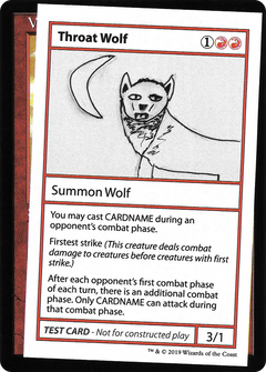 Throat Wolf (No PW Symbol)