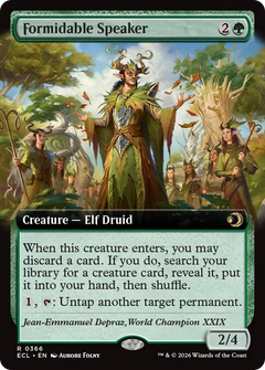 Formidable Speaker (0366) (Extended Art) - Foil ecl