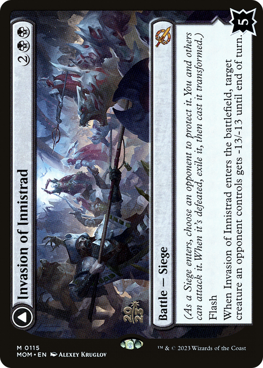 Invasion of Innistrad // Deluge of the Dead (0115) (Prerelease) (PMOM) - Foil