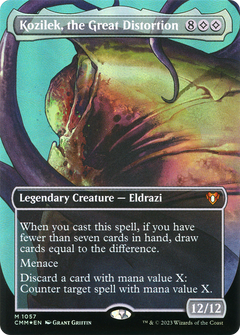 Kozilek, the Great Distortion (1057) (Borderless) - Textured Foil