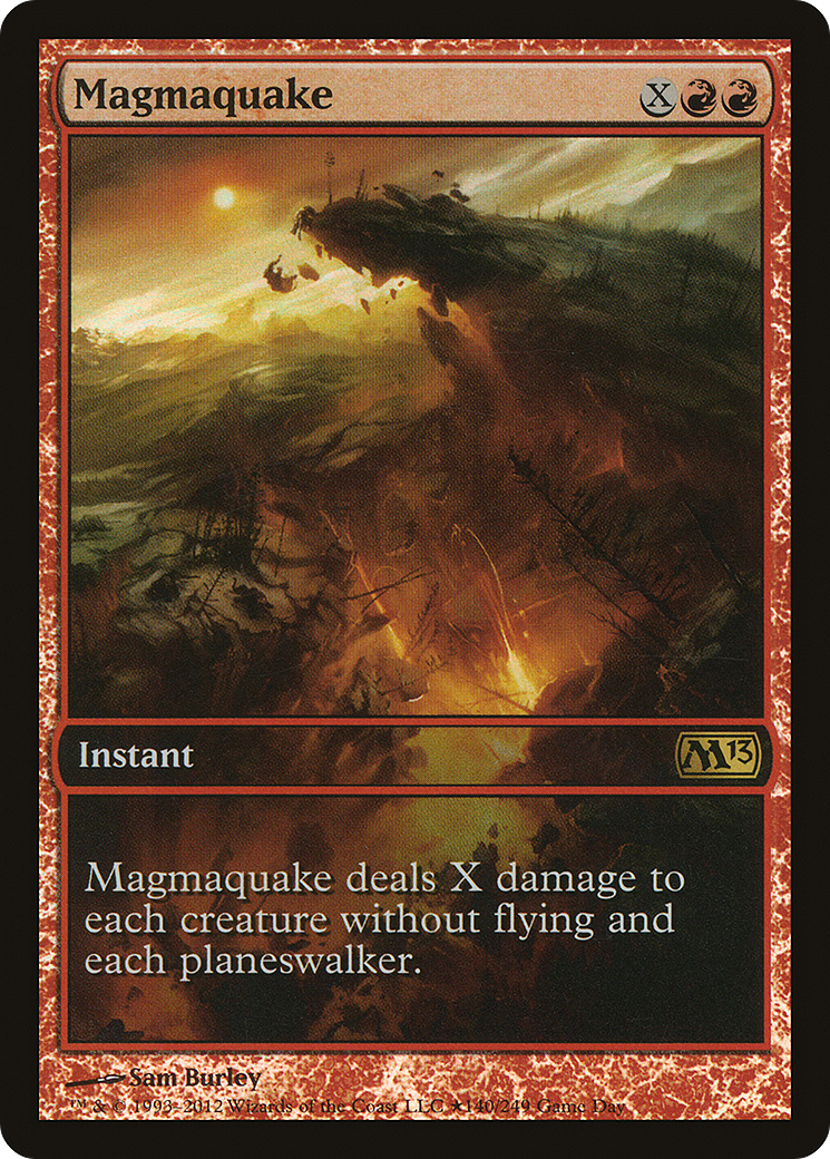 Magmaquake (140) (Game Day) - Foil
