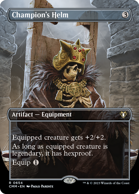 Champion's Helm (0654) (Borderless) - Foil