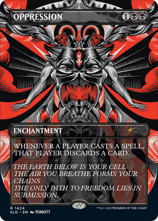 Oppression (1424) (Borderless) - Foil