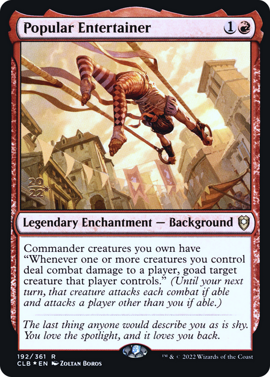 Popular Entertainer (192) (Prerelease) - Foil