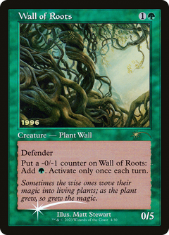 Wall of Roots (004) (1996) (Retro Frame) - Foil