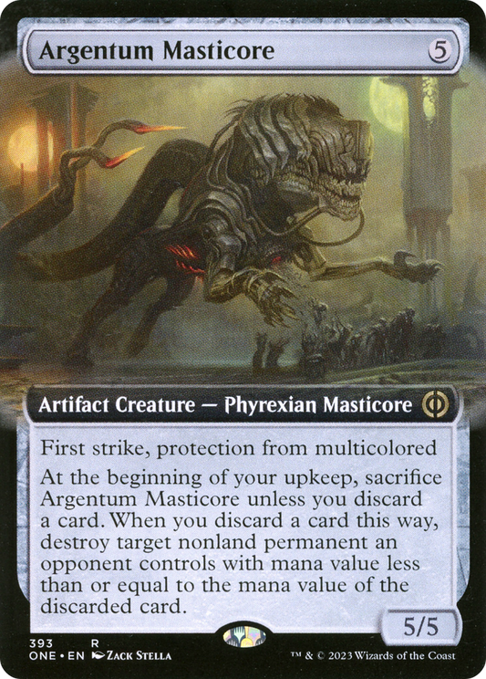 Argentum Masticore (393) (Extended Art)