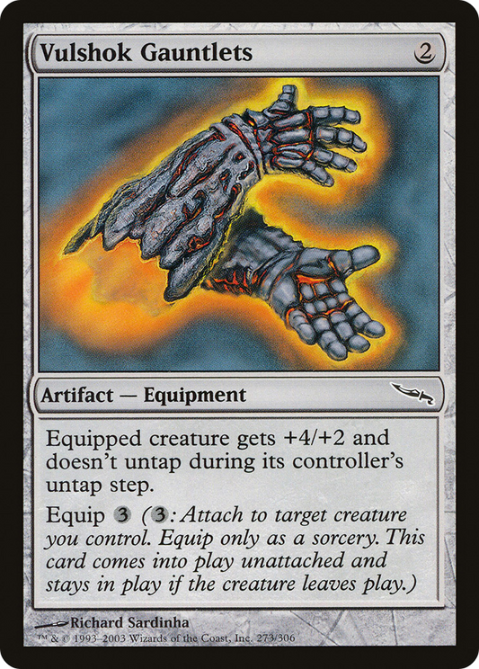 Vulshok Gauntlets - Foil