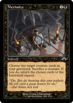 Victimize (0413) (Retro Frame) - Foil