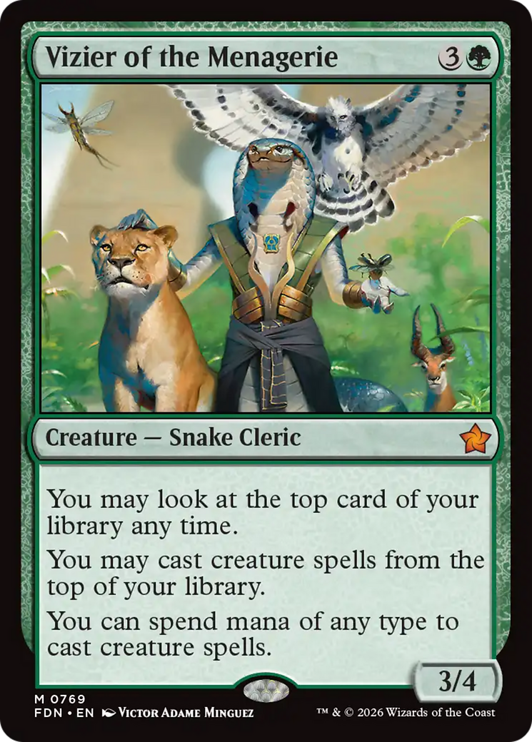 Vizier of the Menagerie (0769) (FDN)