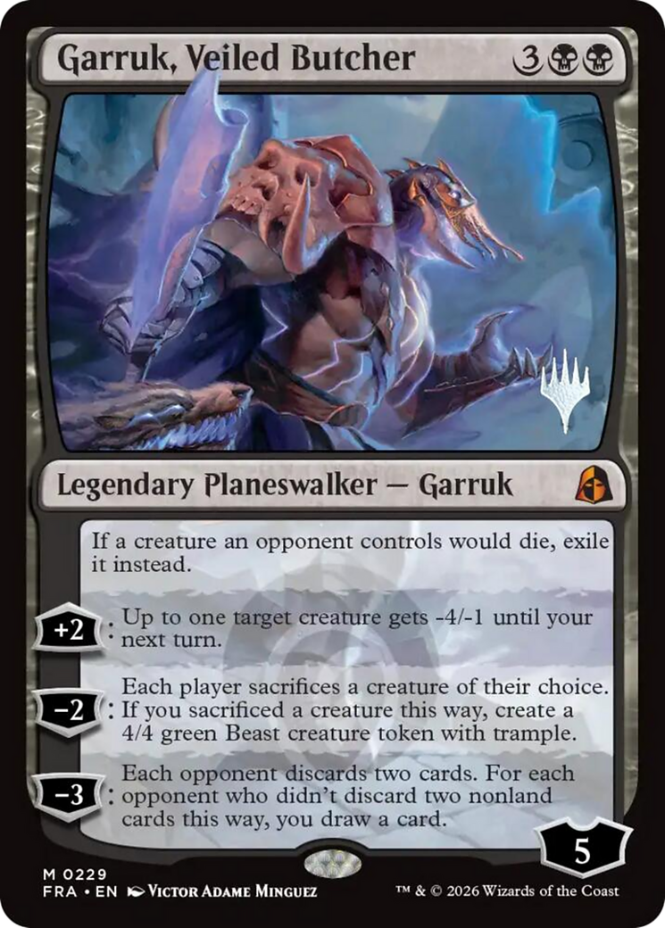 Garruk, Veiled Butcher (0229) (Promo Pack) (PFRA) - Foil