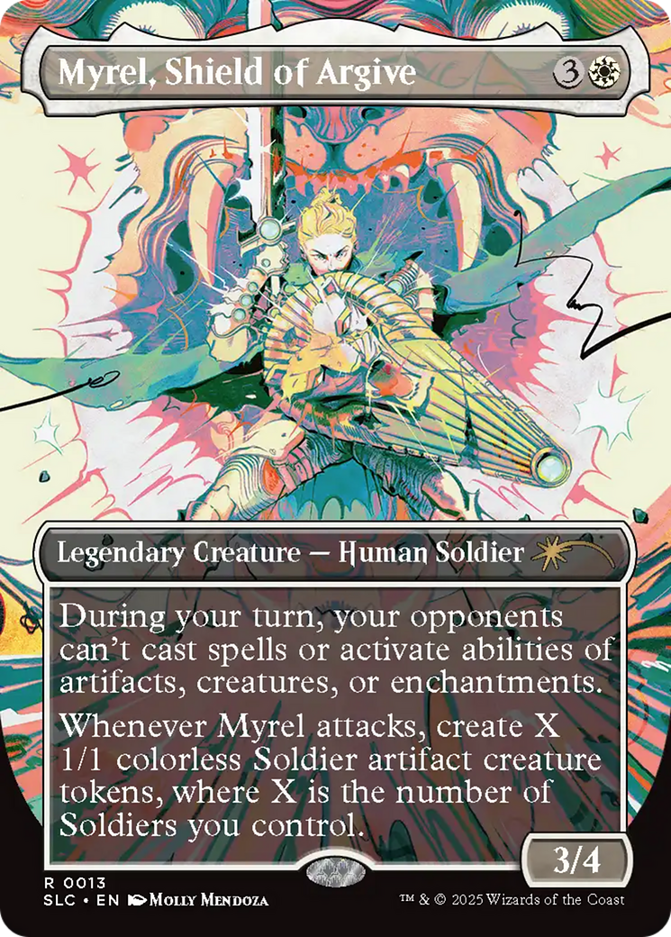 Myrel, Shield of Argive (0013) (Borderless) slc