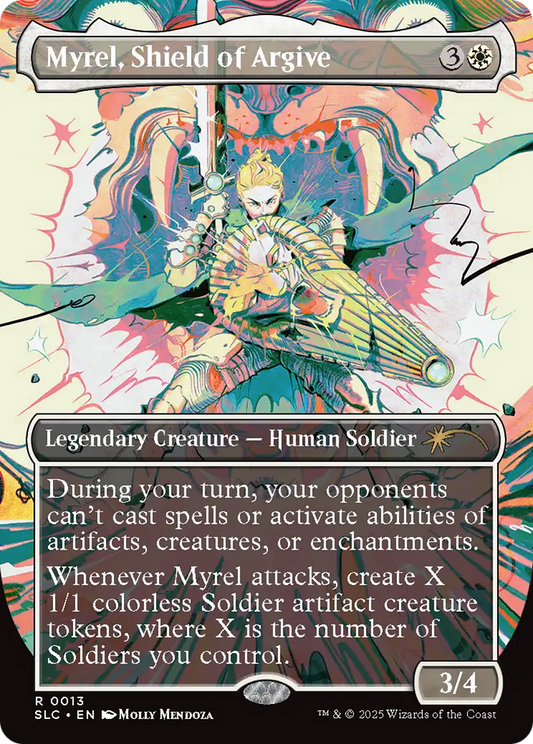 Myrel, Shield of Argive (0013) (Borderless) slc