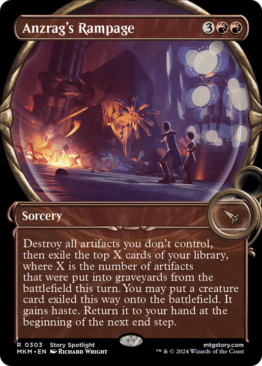 Anzrag's Rampage (0303) (Showcase) - Foil