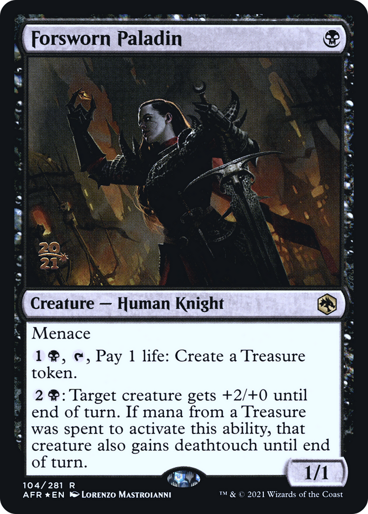 Forsworn Paladin (104) (Prerelease) - Foil
