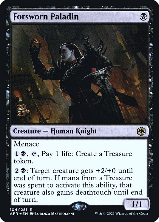 Forsworn Paladin (104) (Prerelease) - Foil