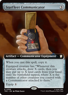 Starfleet Communicator (0356) (Extended Art) (TRC)