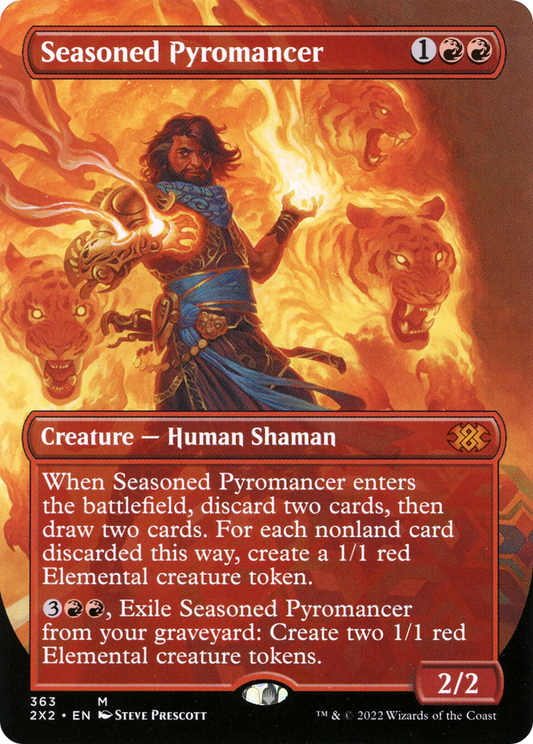 Seasoned Pyromancer (363) (Borderless) - Foil