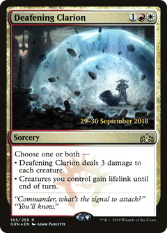 Deafening Clarion (165) (Prerelease) - Foil