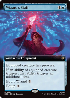 Wizard's Staff (0294) (Extended Art) (HOB)